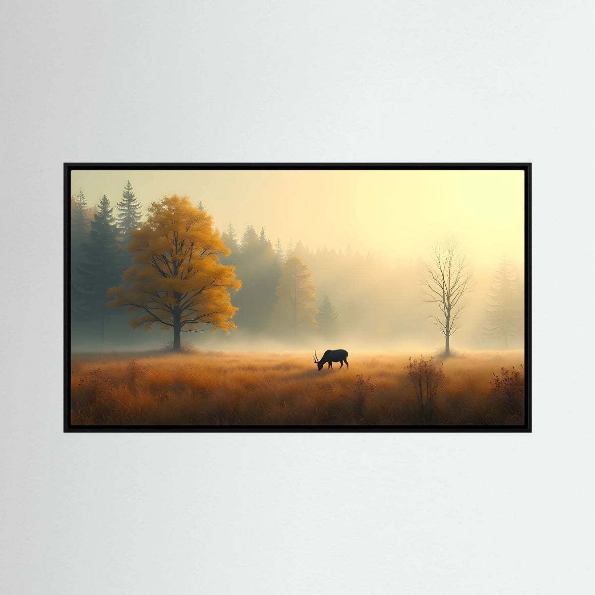 Serenity At Autumn Canvas Wall Art Ready To Hang
