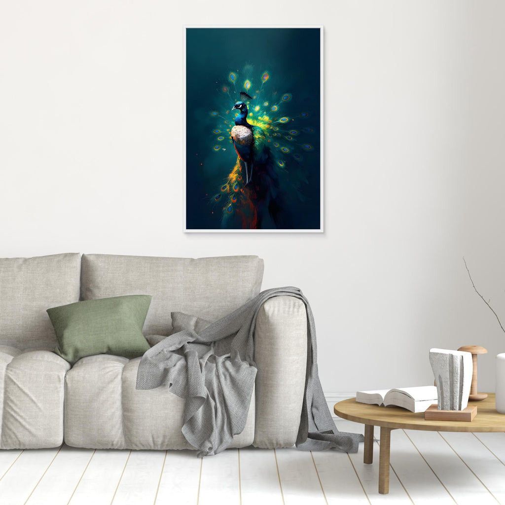 Abstract Digital Art Peacock