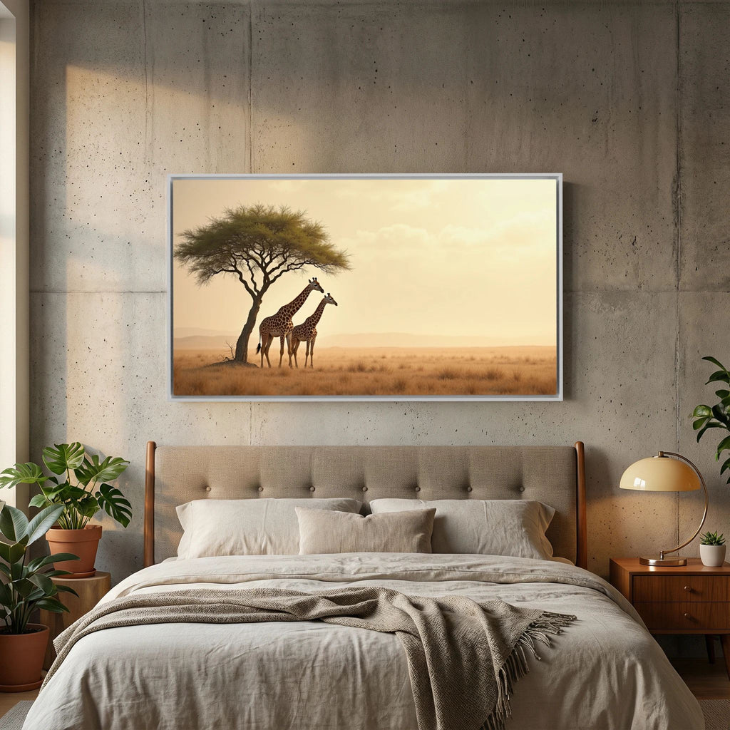 Giraffe In The Planes