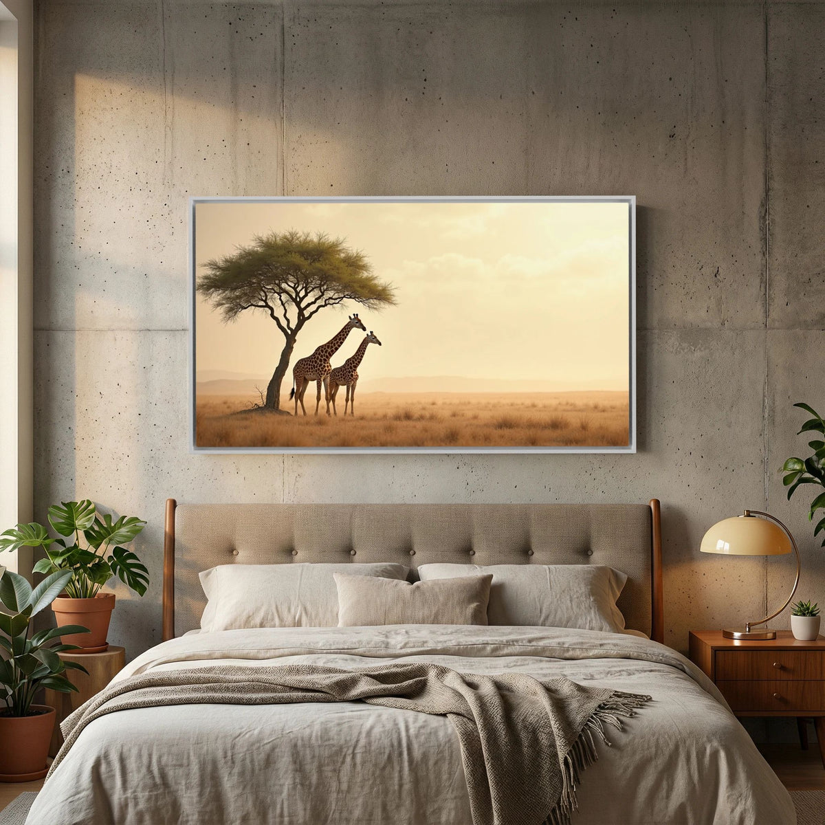 Giraffe In The Planes