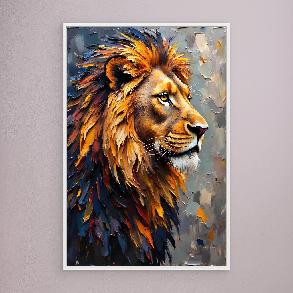 Lion's Mane Digital Oil Style
