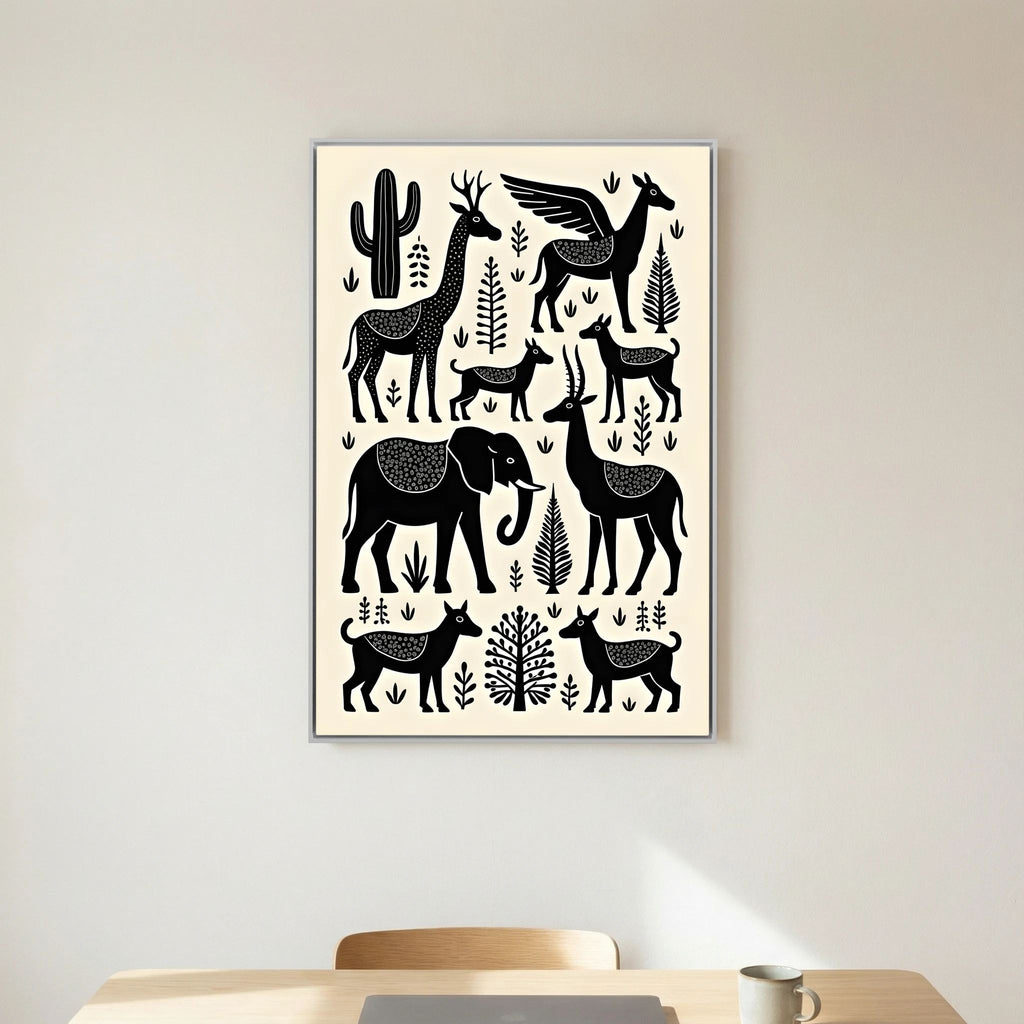 Animal Mystic On The African Planes Wall Art