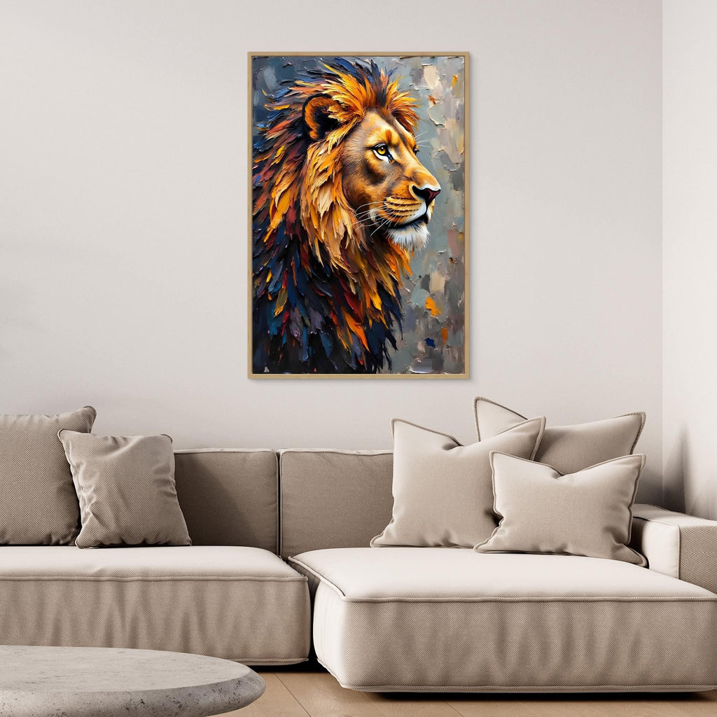 Lion's Mane Digital Oil Style