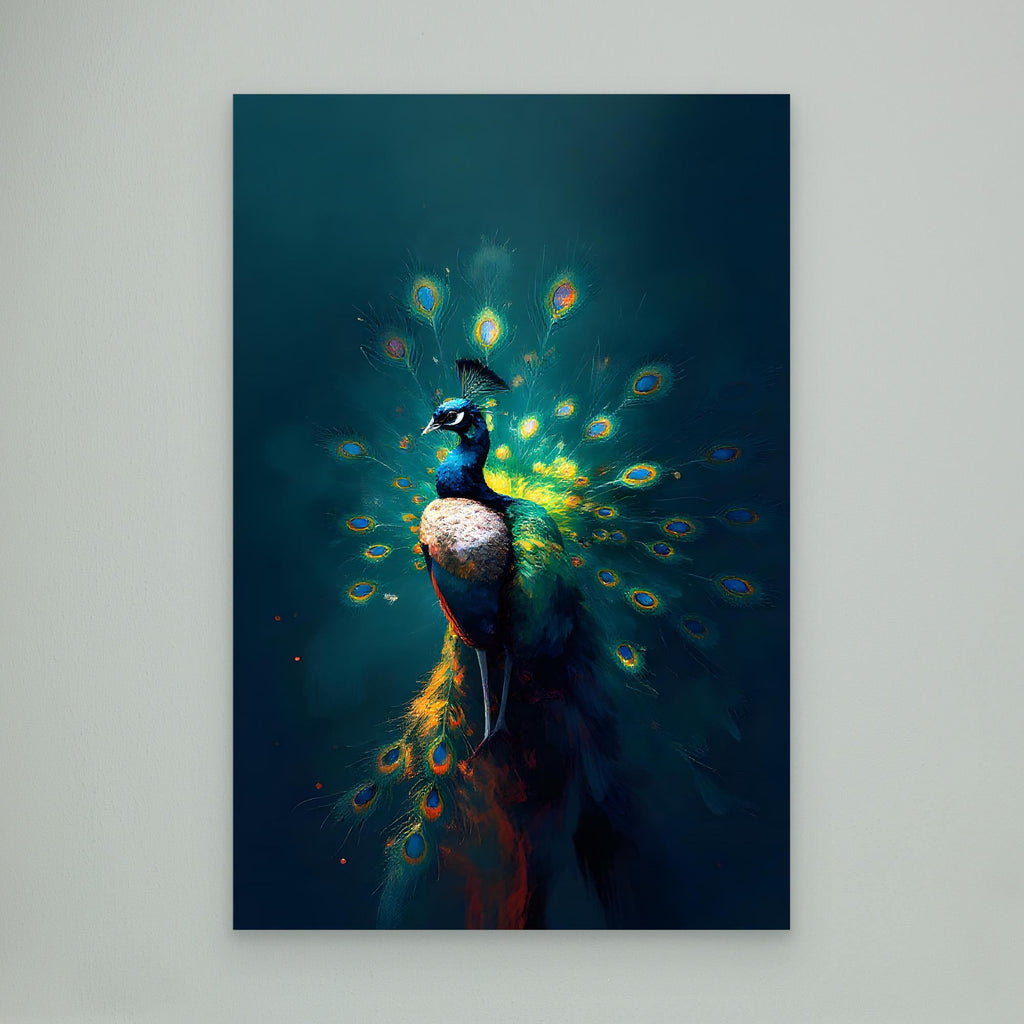 Abstract Digital Art Peacock