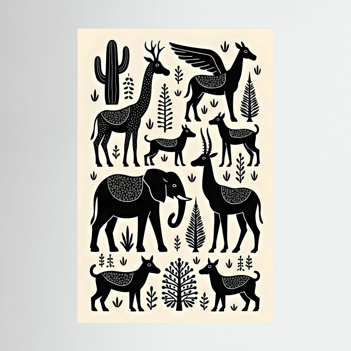 Animal Mystic On The African Planes Wall Art