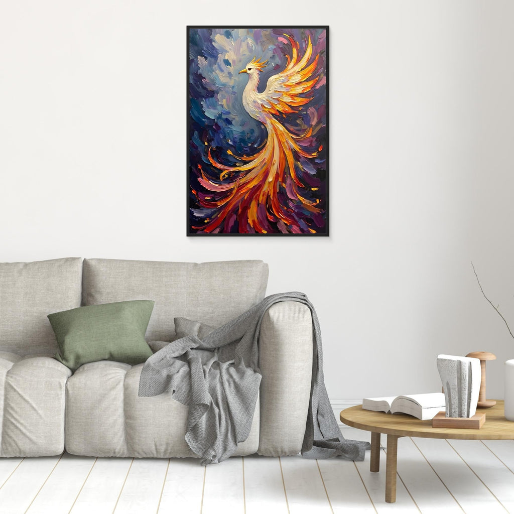 Pheonix Abstract Oil Style Minimalist Wall Decor