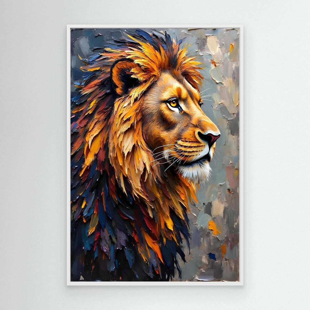 Lion's Mane Digital Oil Style