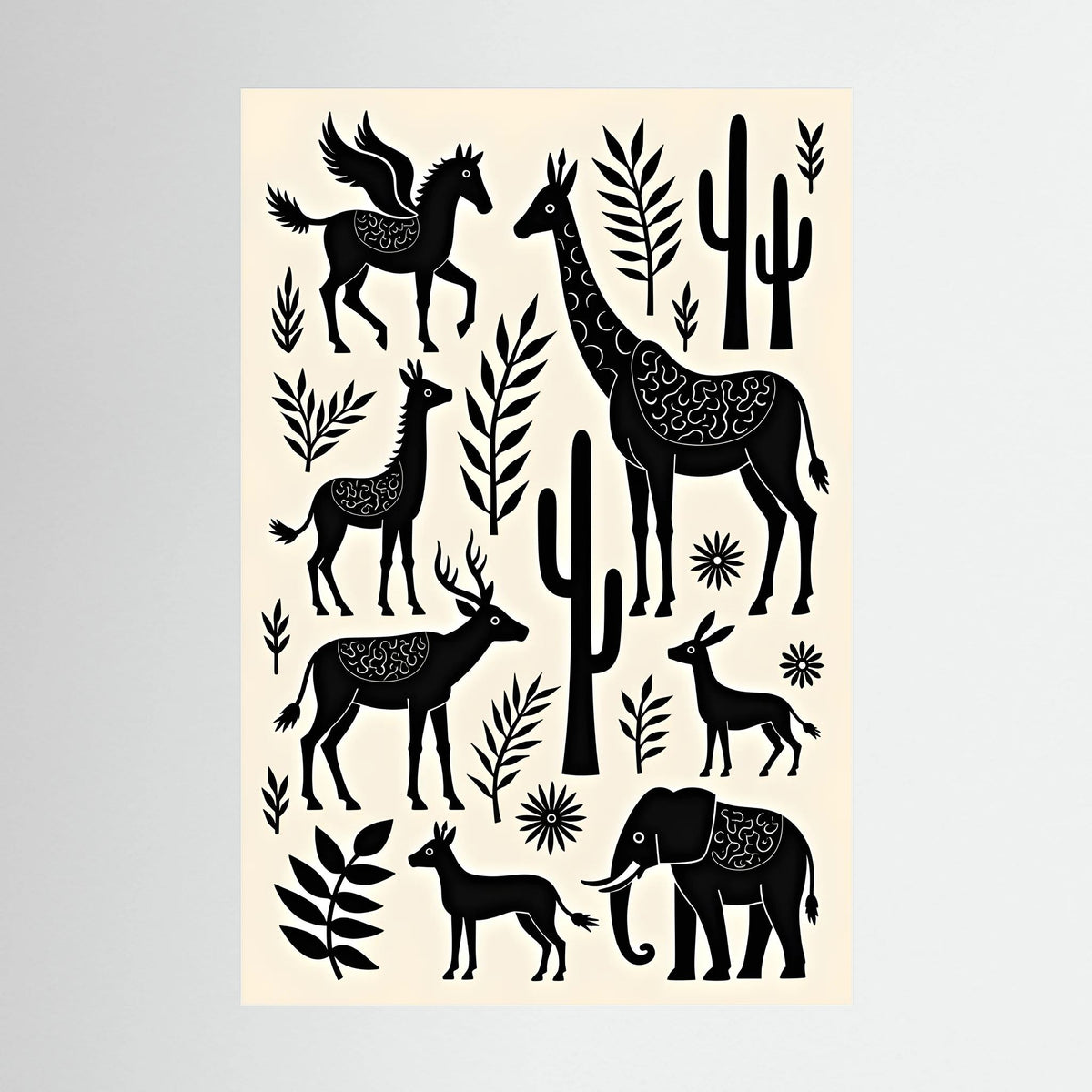 African Planes Mystic Wall Art