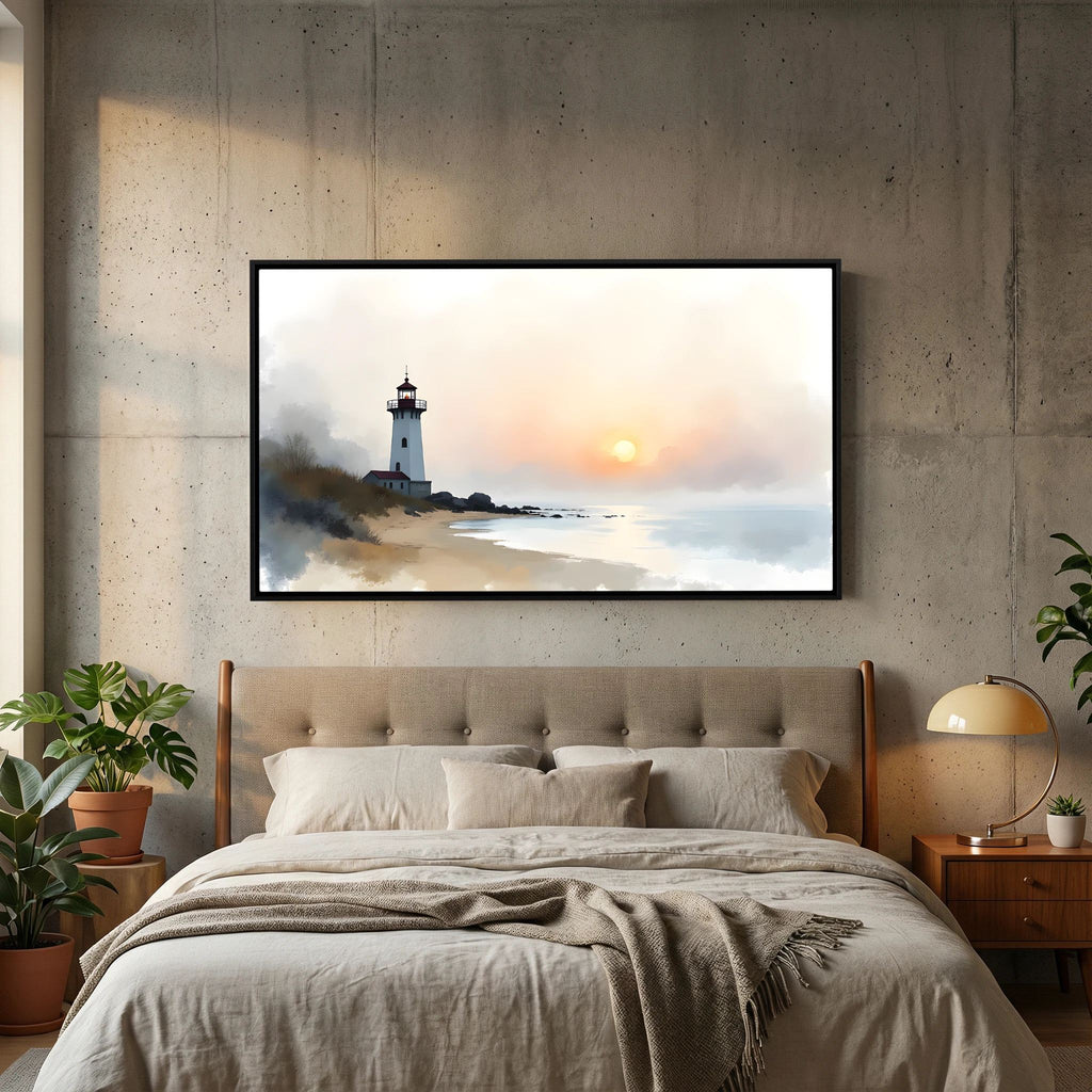 Lighthouse Landscape At Sunset