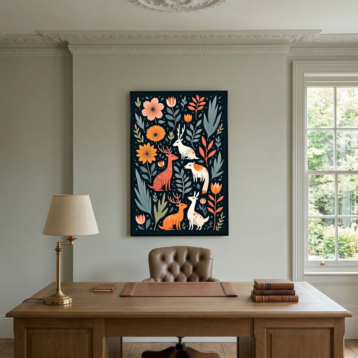 Abstract Forest Animals
