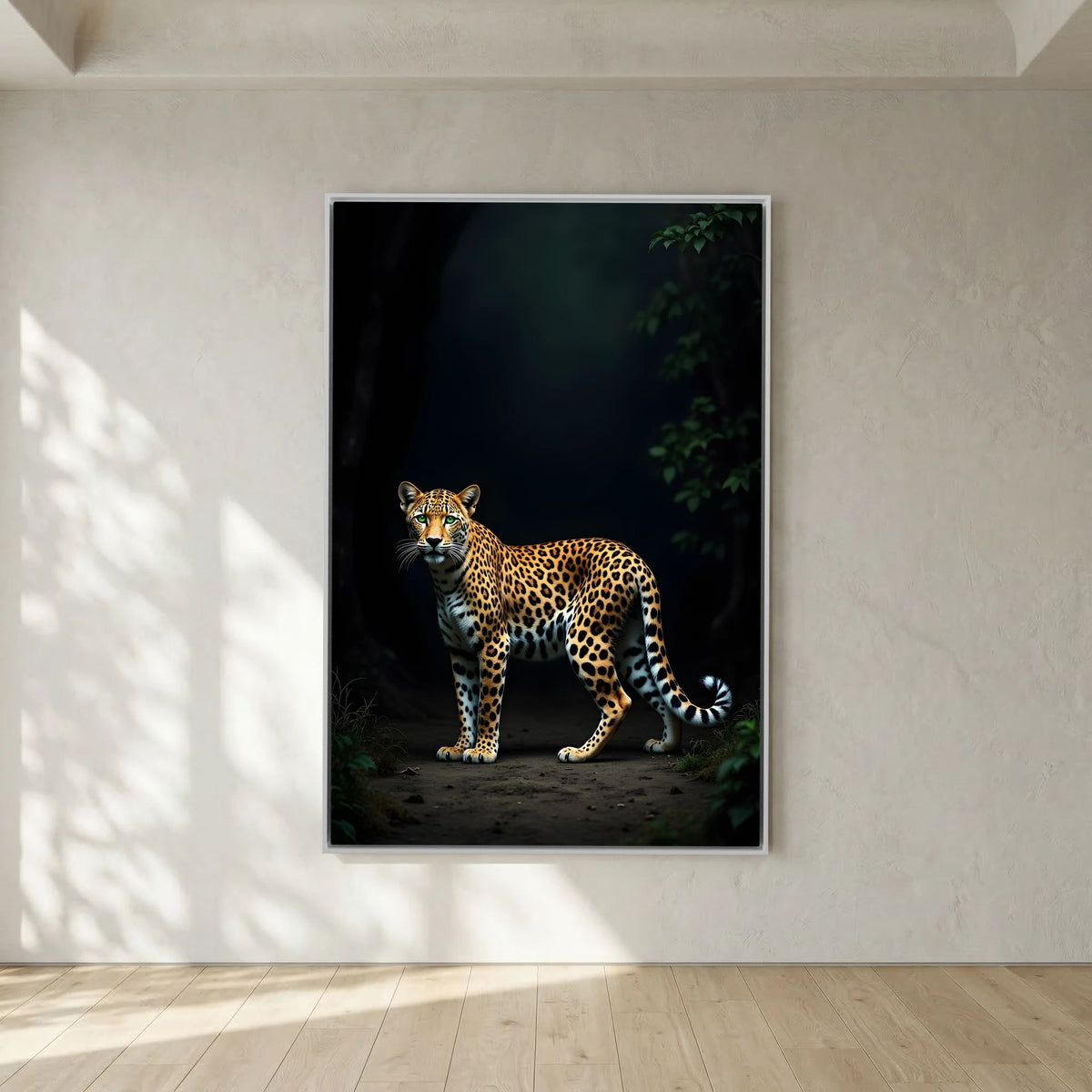 Leopard Canvas Wall Art Minimalist Wall Decor 