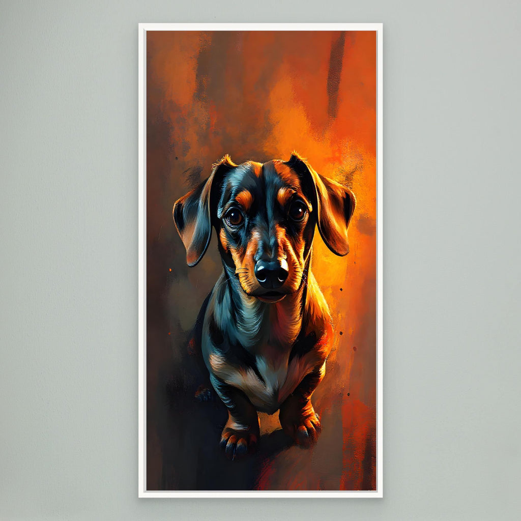 Abstract Dachshund Digital Art