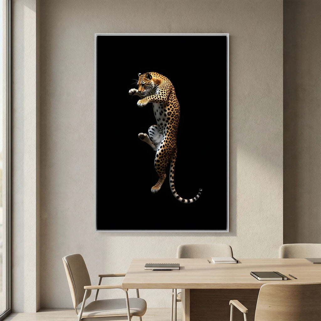 Minimalist Leopard Canvas Print 