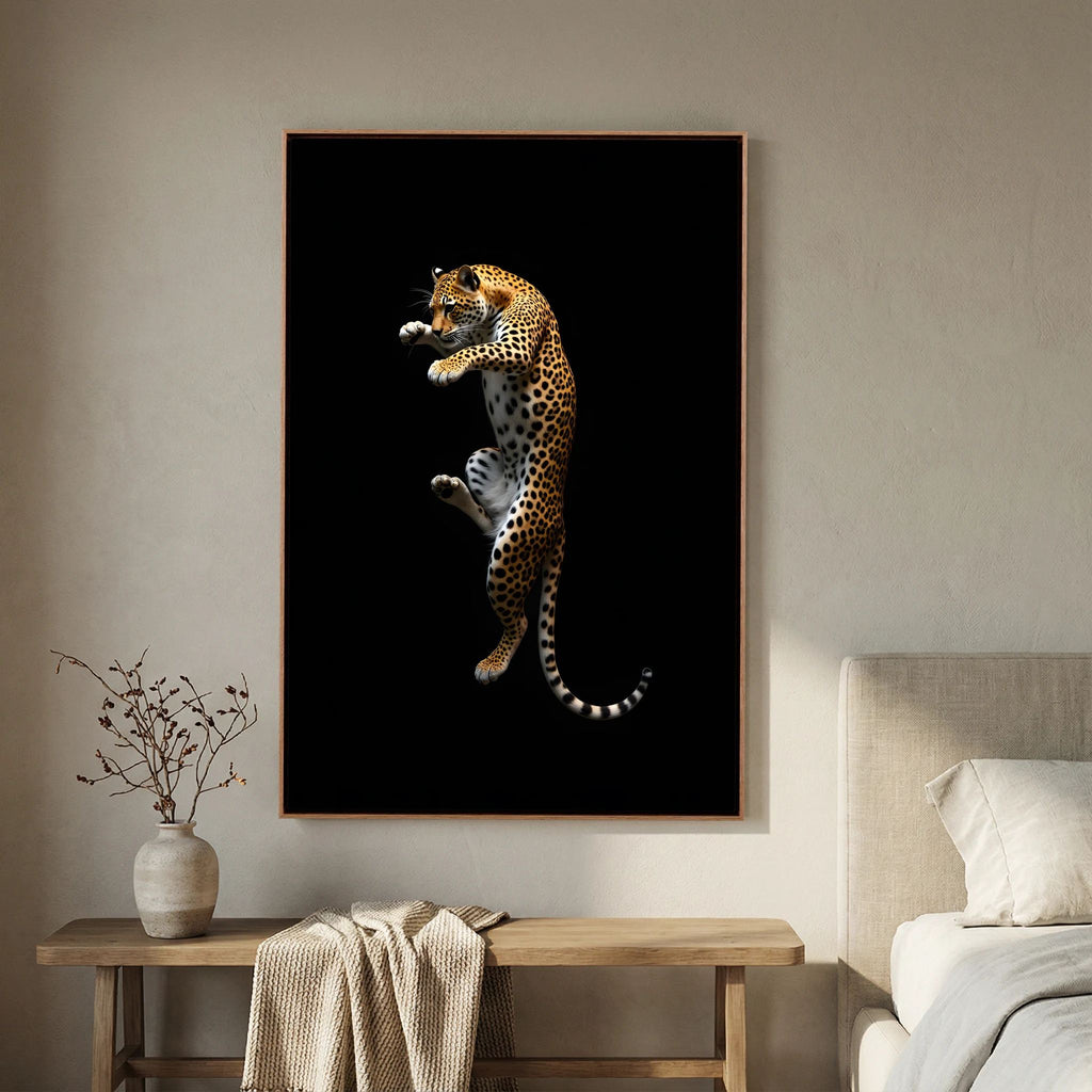 Minimalist Leopard Canvas Print 