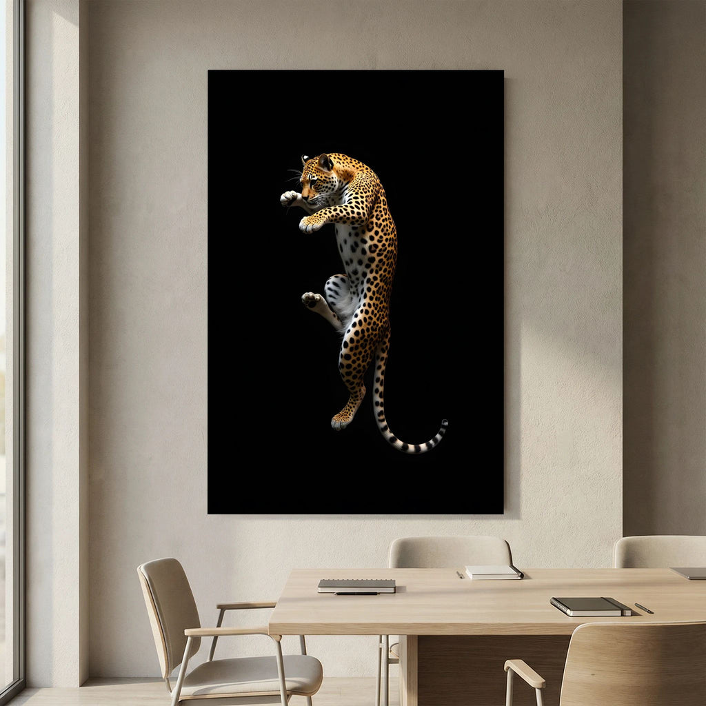 Minimalist Leopard Canvas Print 