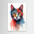 Abstract Cat Minimalist Ink Style