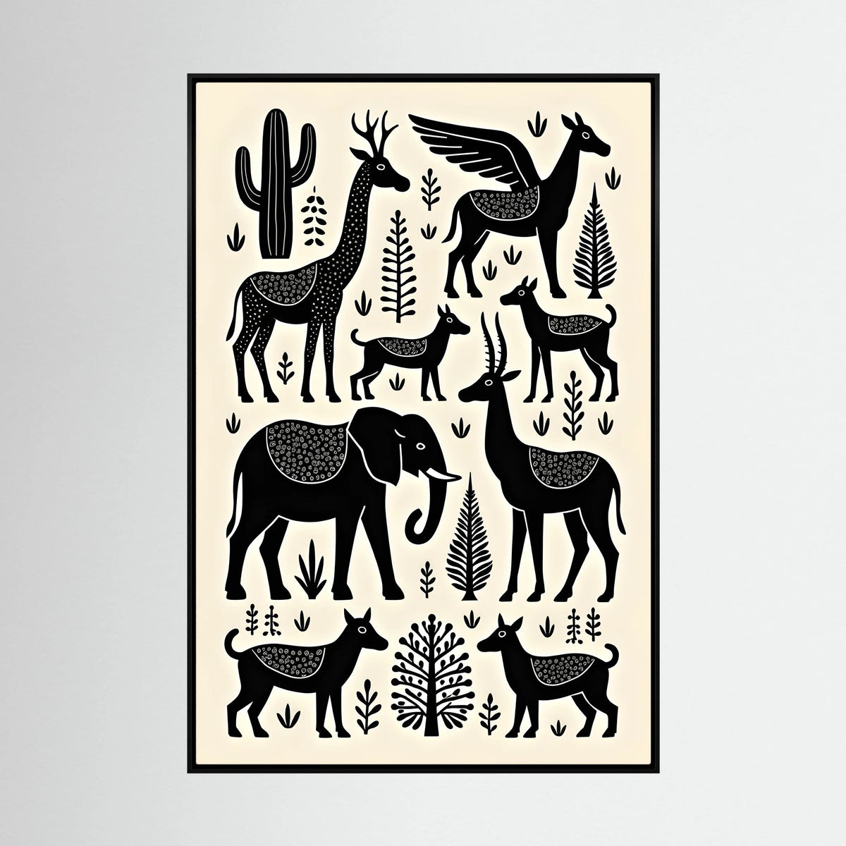 Animal Mystic On The African Planes Wall Art