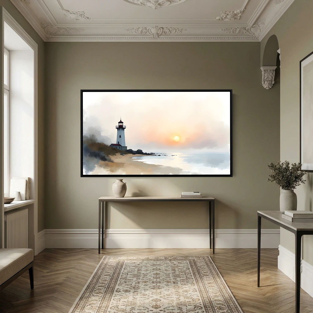 Lighthouse Landscape At Sunset