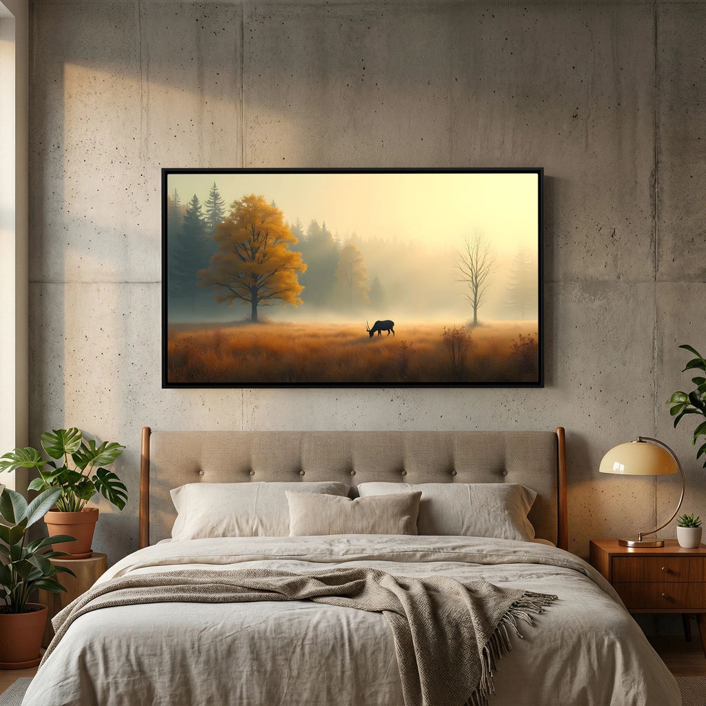 Serenity At Autumn Canvas Wall Art Ready To Hang