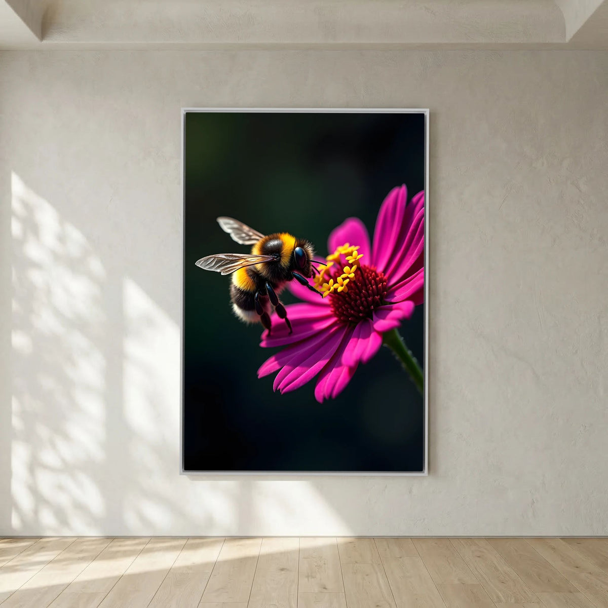 Bumble Bee Minimalist Wall Decor Bee Wall Canvas