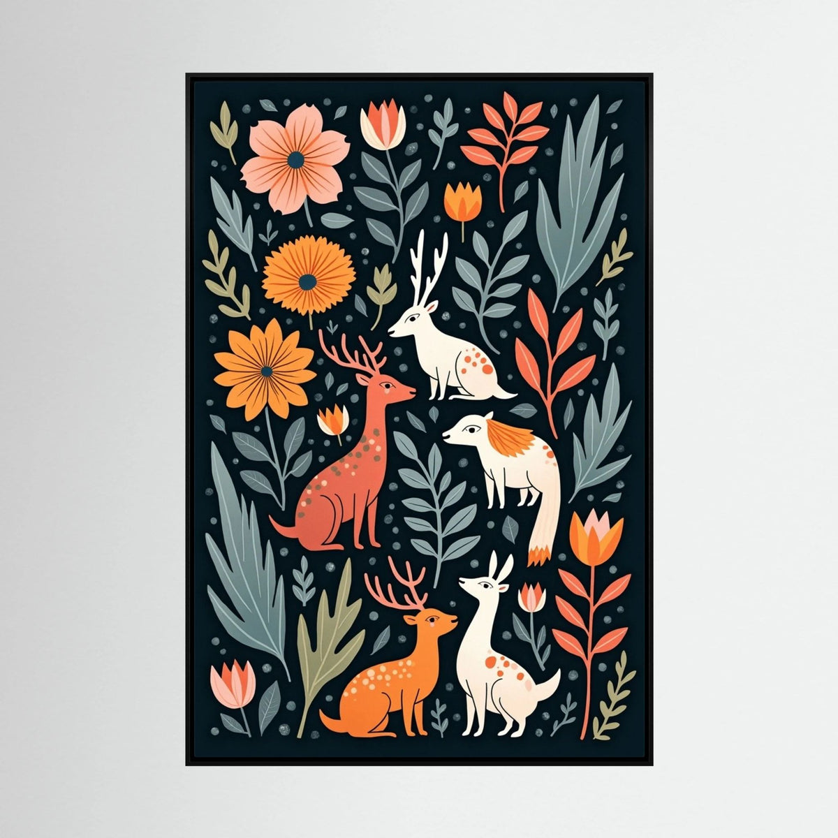 Abstract Forest Animals