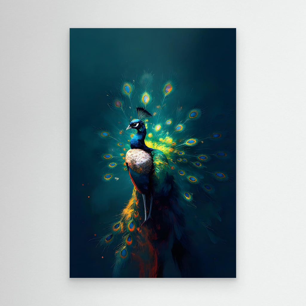 Abstract Digital Art Peacock