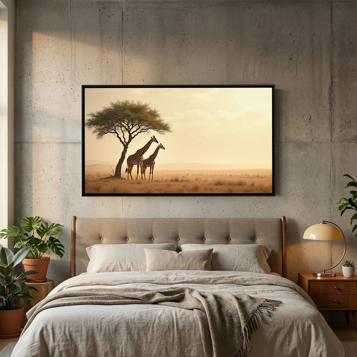 Giraffe In The Planes
