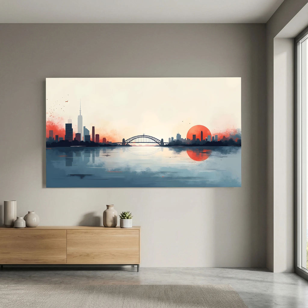 Sydney Harbour Abstract Wall Art