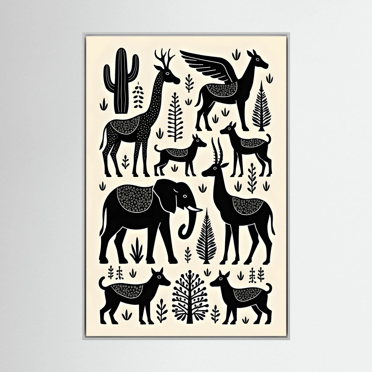 Animal Mystic On The African Planes Wall Art