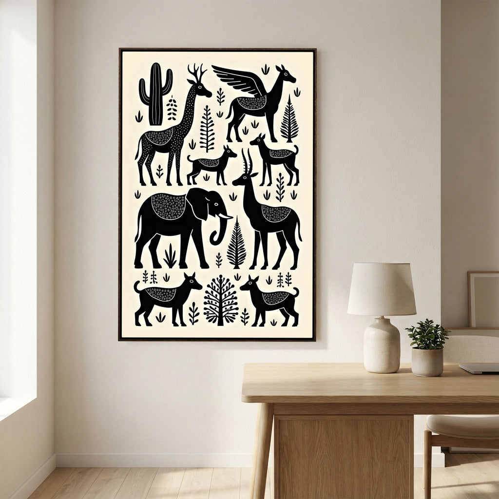 Animal Mystic On The African Planes Wall Art