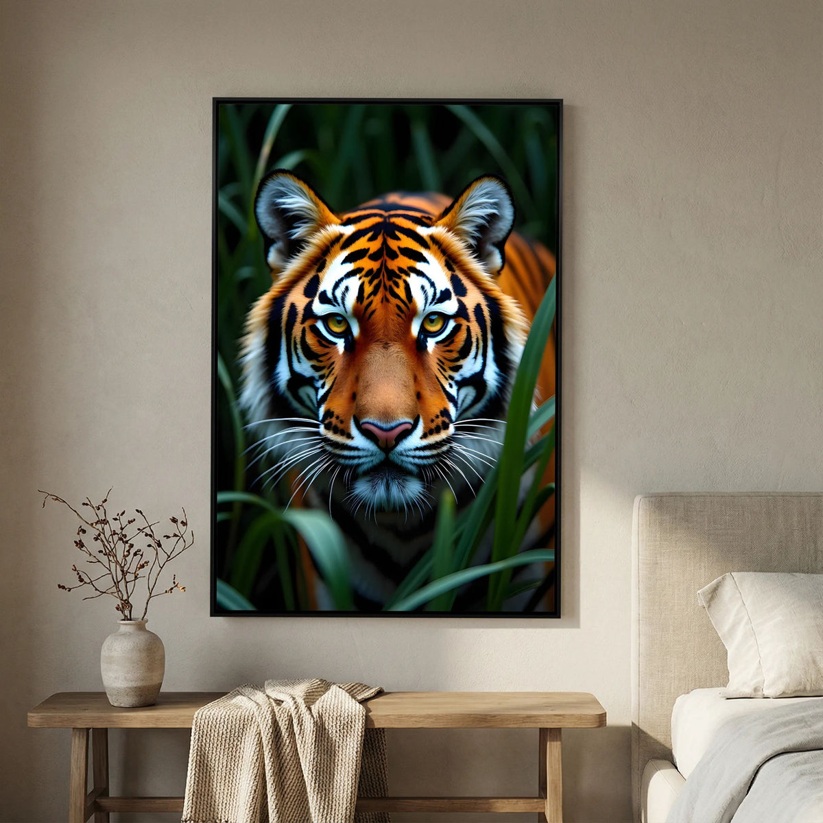Tigers Eye Minimalist Canvas