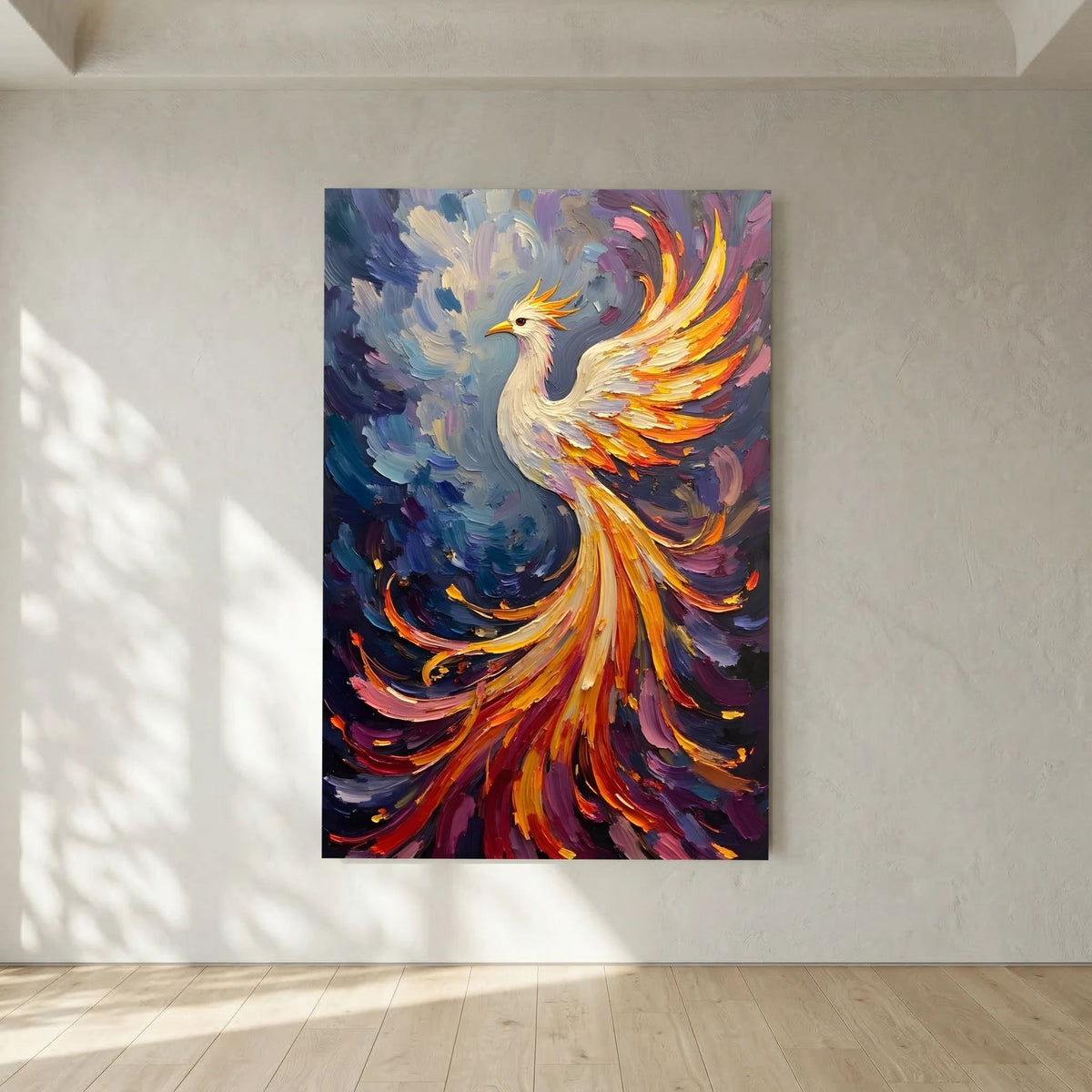 Pheonix Abstract Oil Style Minimalist Wall Decor