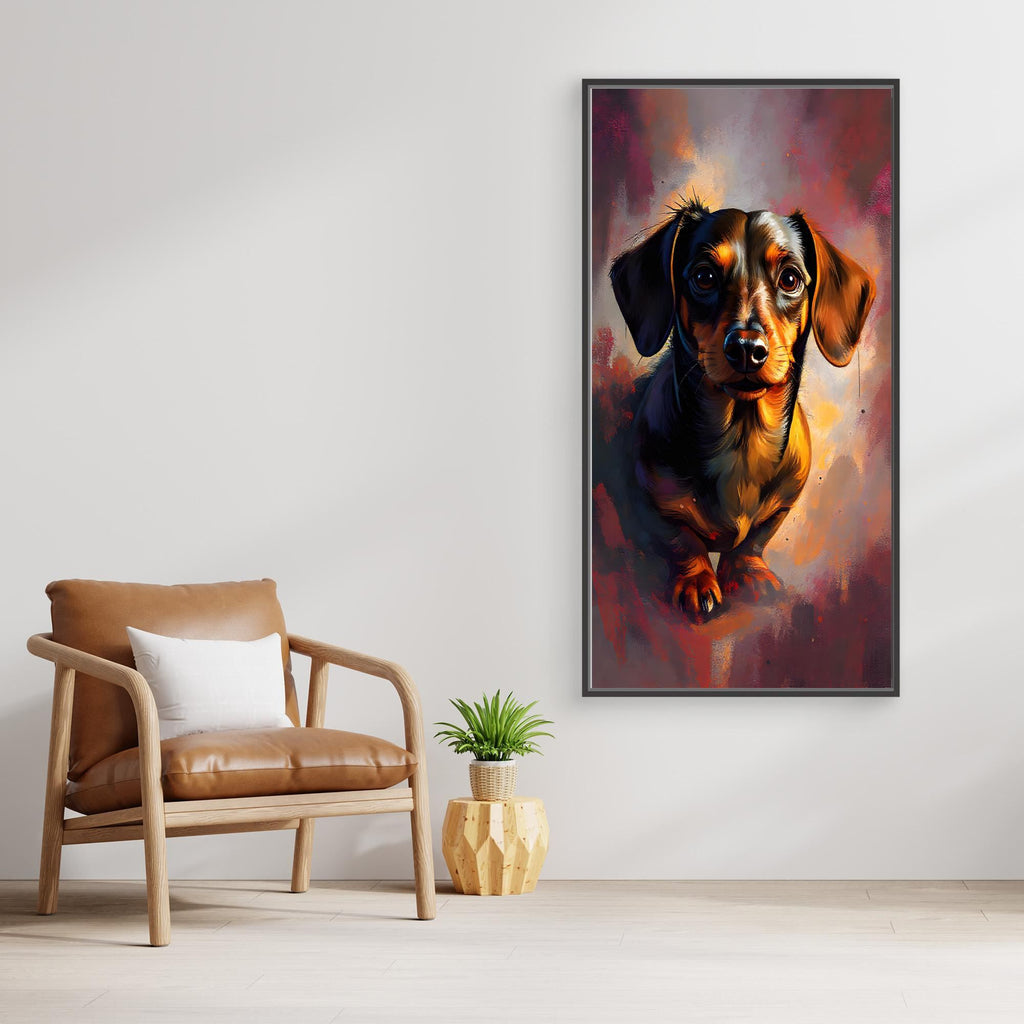 Dachshunds Intense Gaze