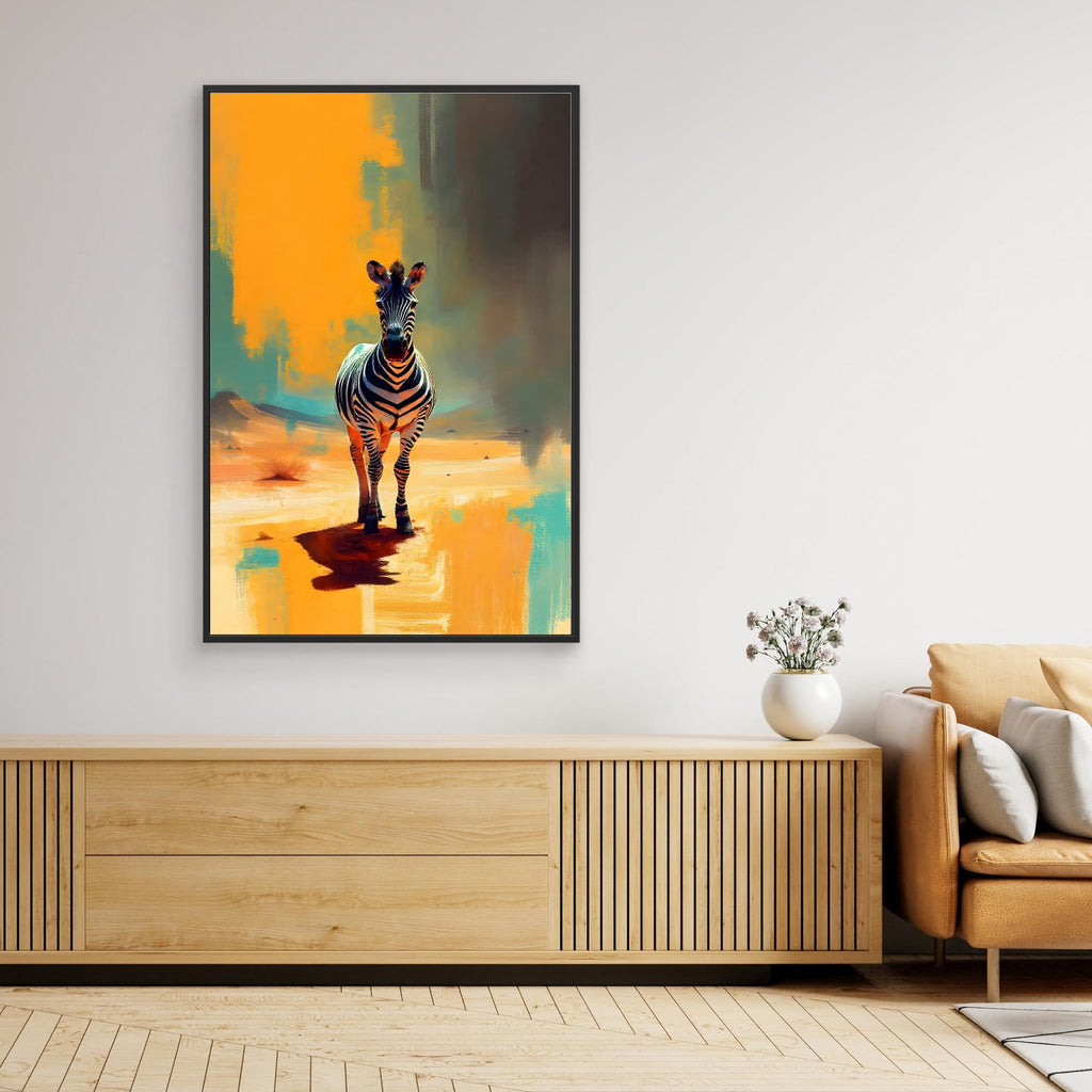 Lone Zebra Digital Art