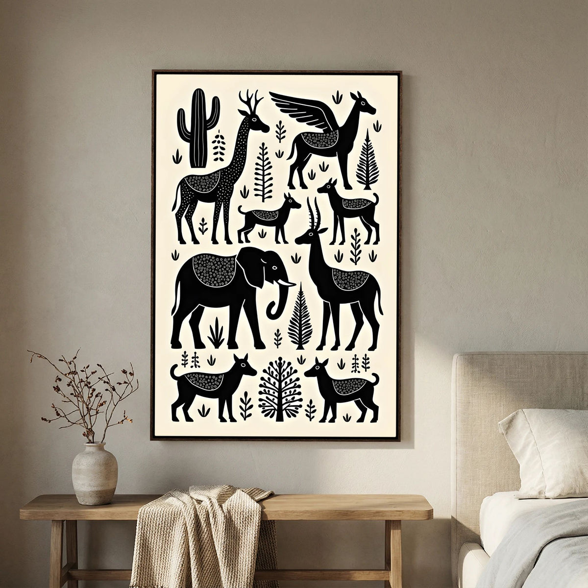 Animal Mystic On The African Planes Wall Art
