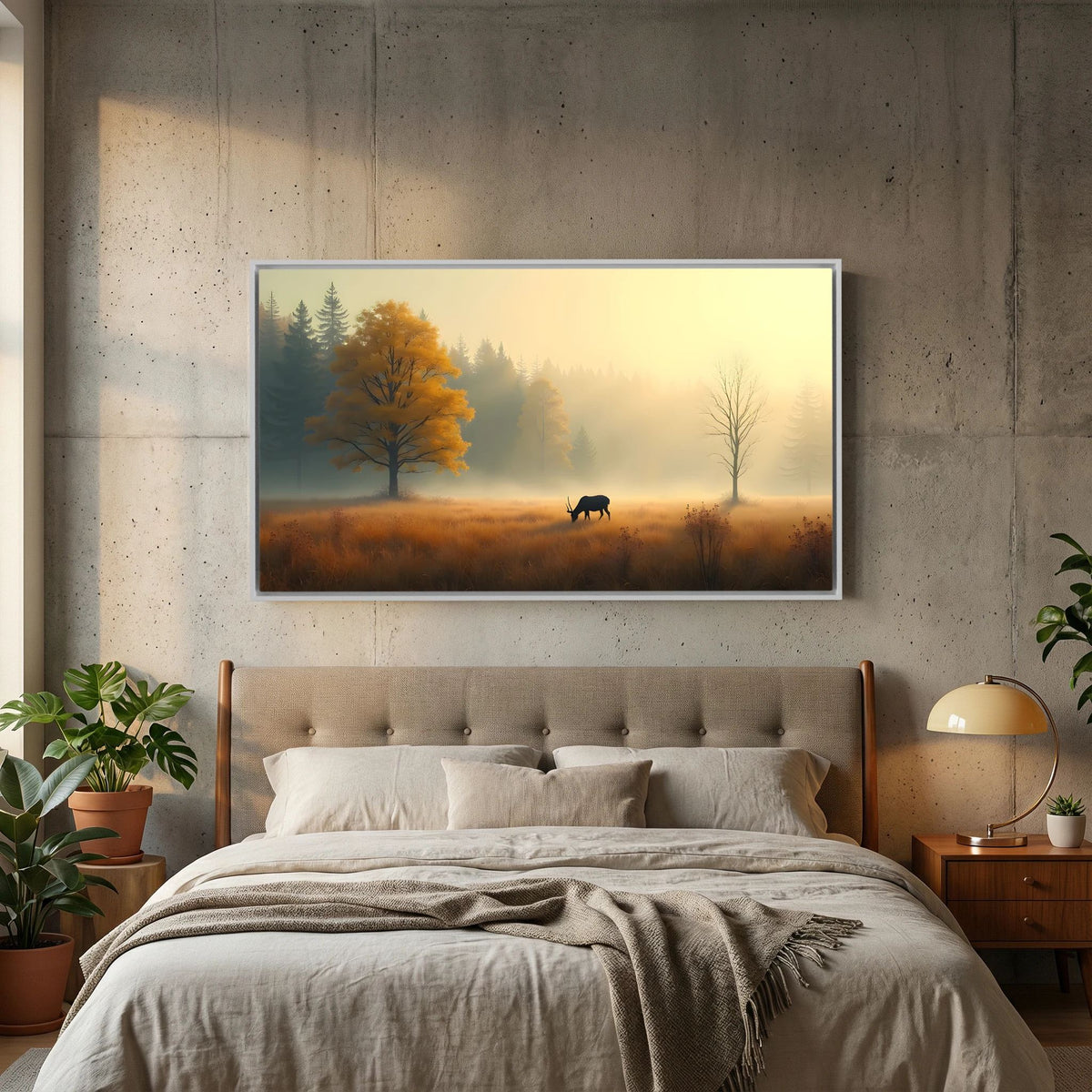 Serenity At Autumn Canvas Wall Art Ready To Hang