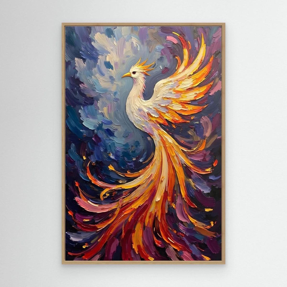 Pheonix Abstract Oil Style Minimalist Wall Decor