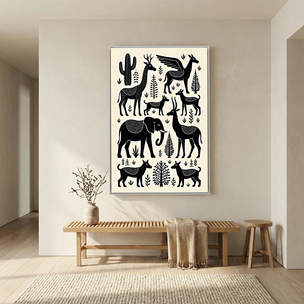 Animal Mystic On The African Planes Wall Art