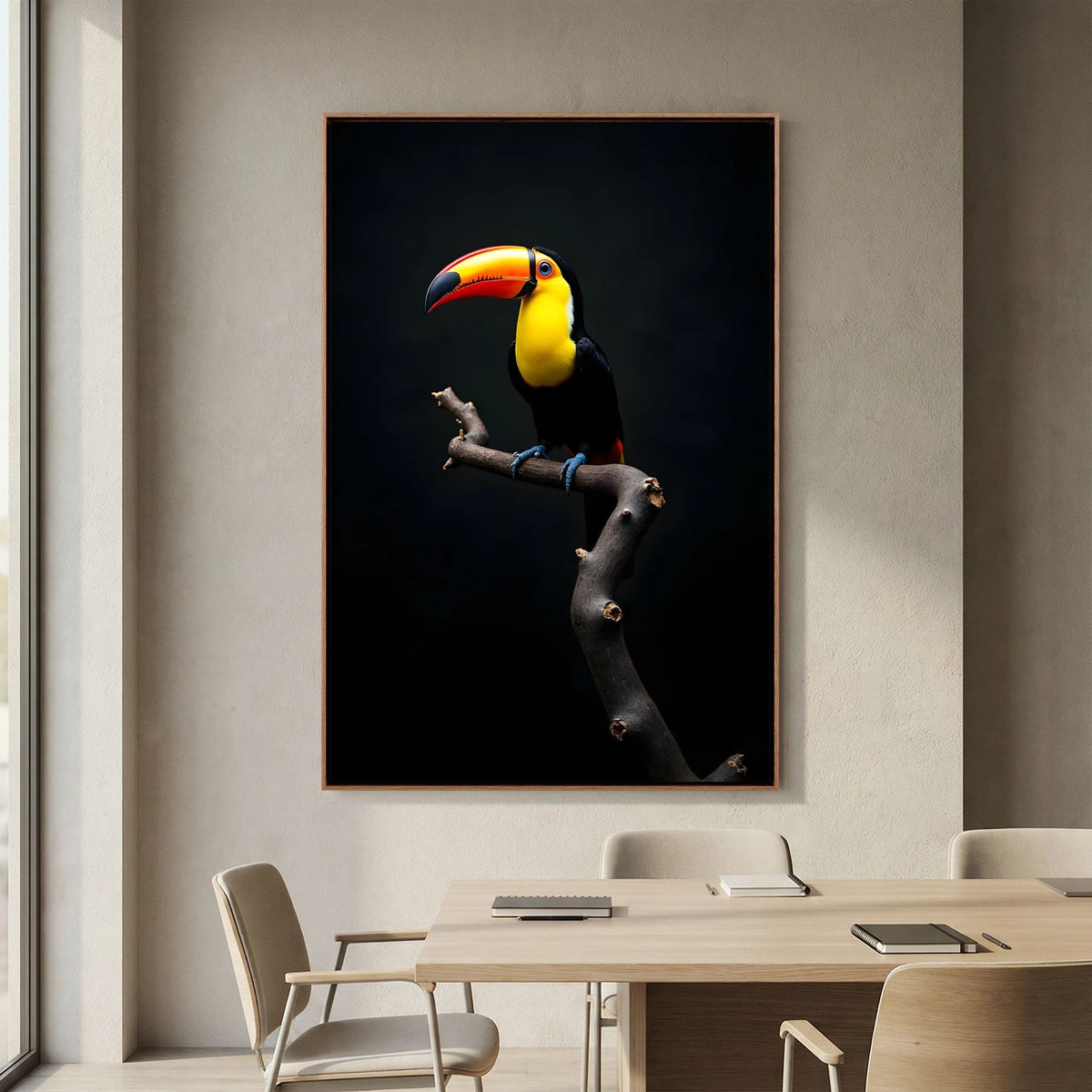 Toucan Minimalist Wall Canvas