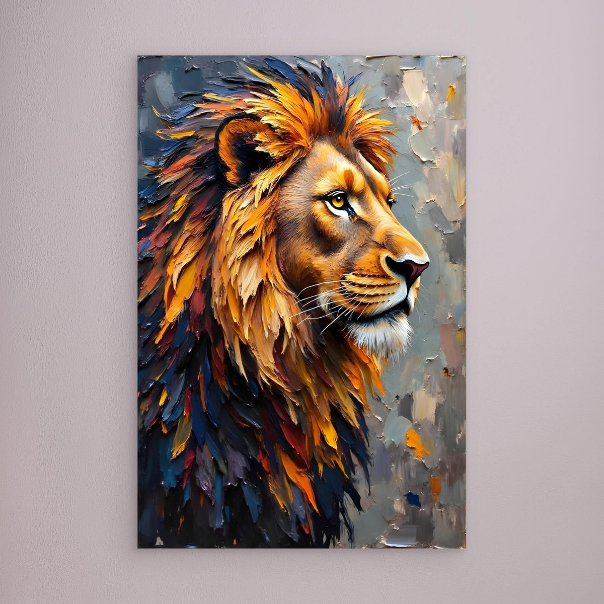 Lion's Mane Digital Oil Style