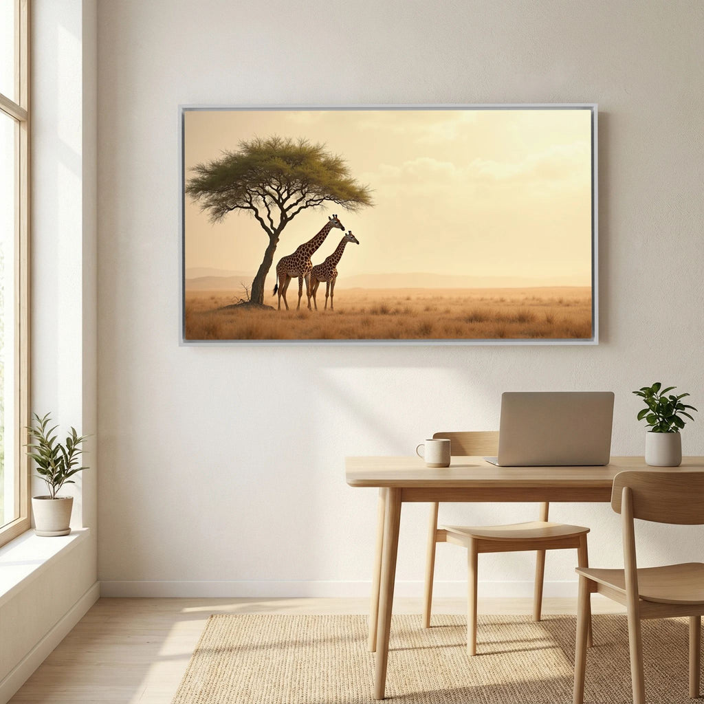 Giraffe In The Planes