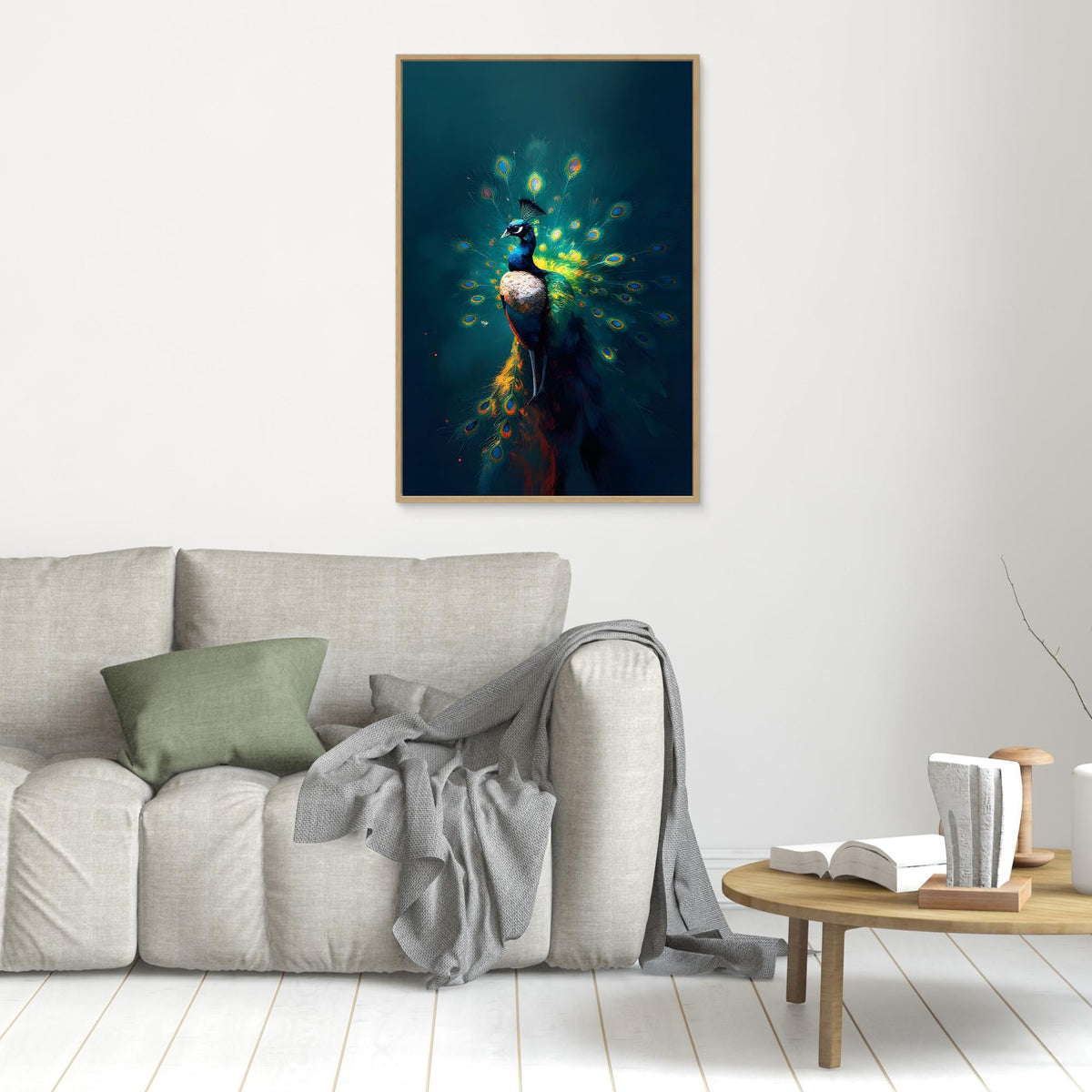 Abstract Digital Art Peacock