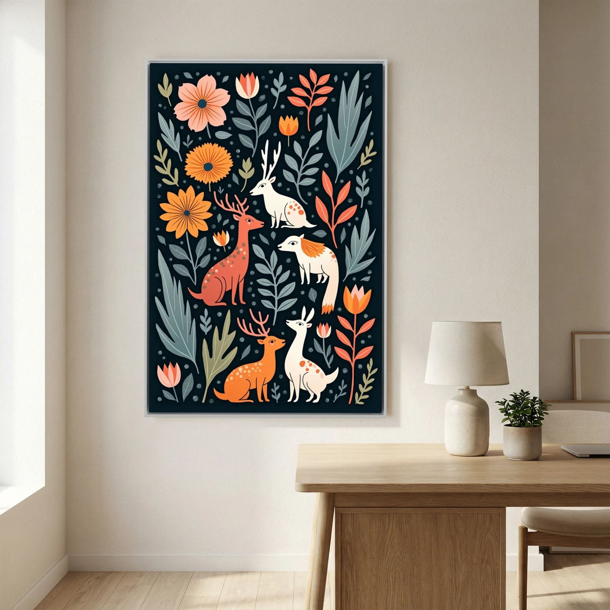 Abstract Forest Animals