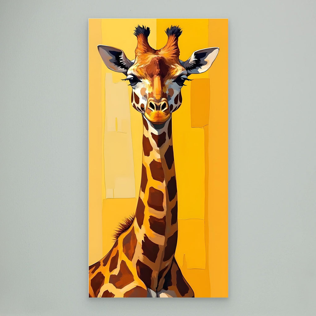 Digital Art Lone Giraffe