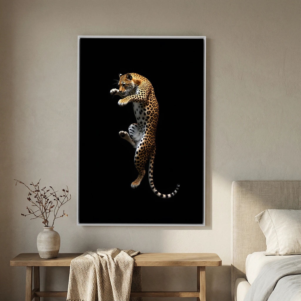 Minimalist Leopard Canvas Print 