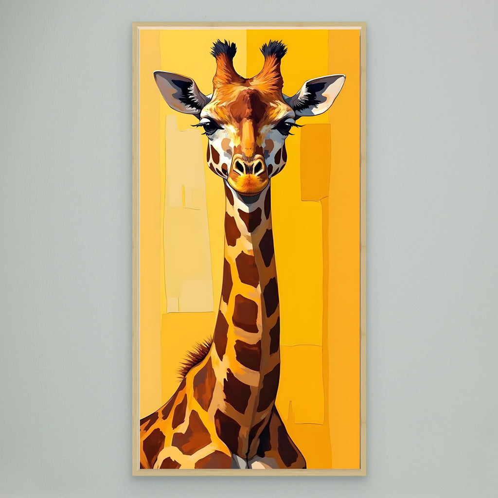 Digital Art Lone Giraffe