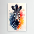 Safari Zebra Ink Style Minimalist Wall Decor