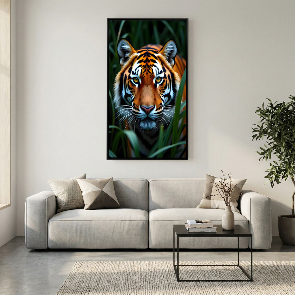 Tigers Jungle Minimalist Canvas