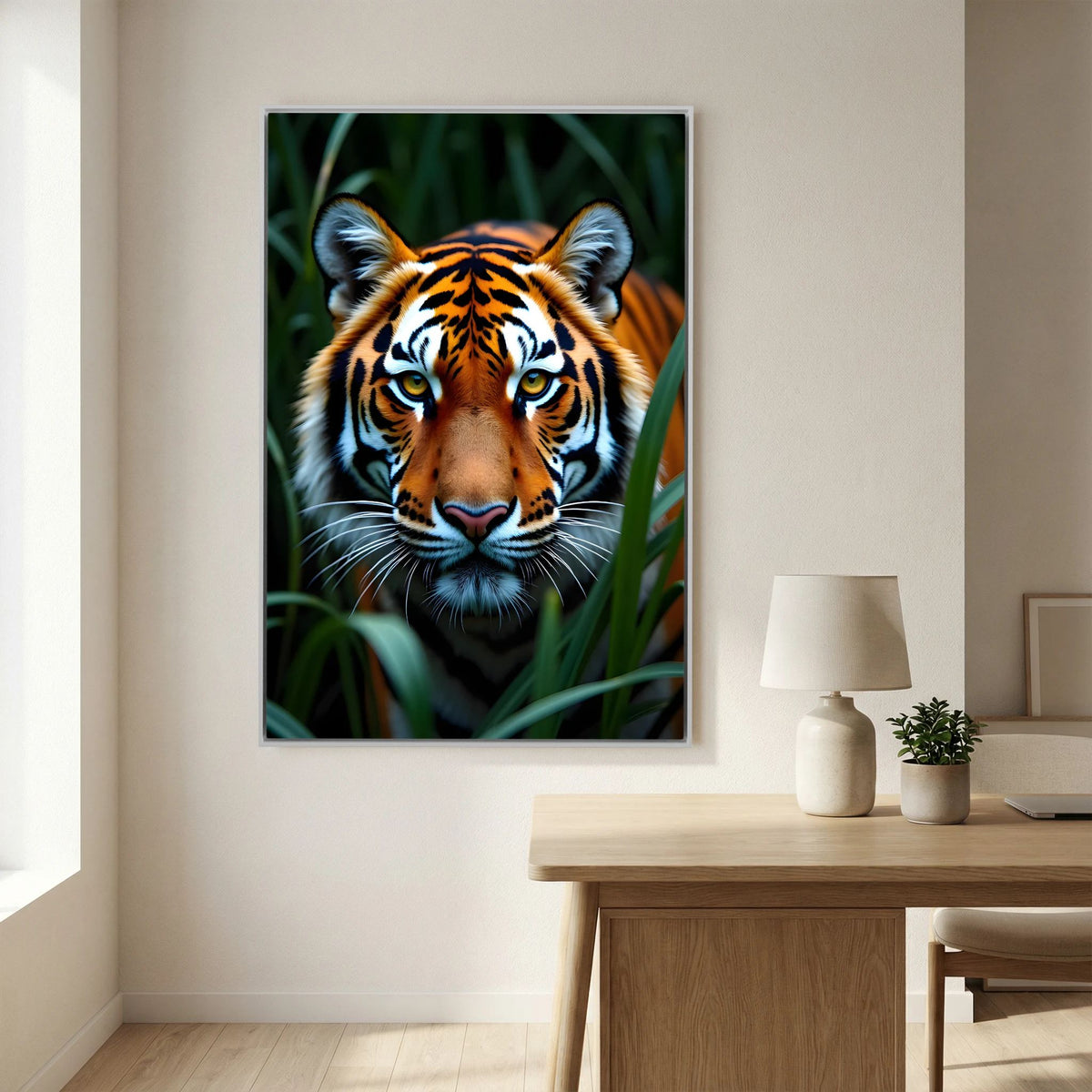 Tigers Eye Minimalist Canvas
