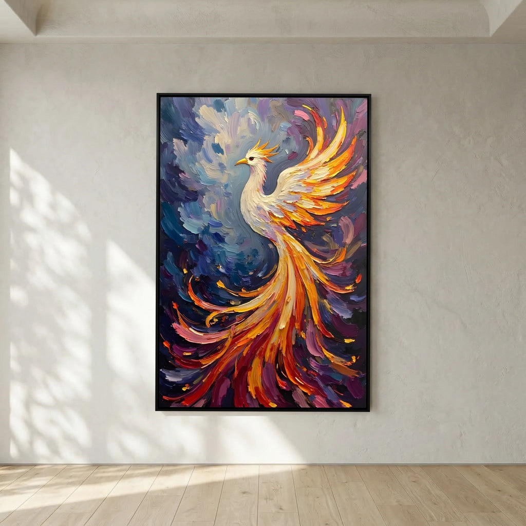 Pheonix Abstract Oil Style Minimalist Wall Decor